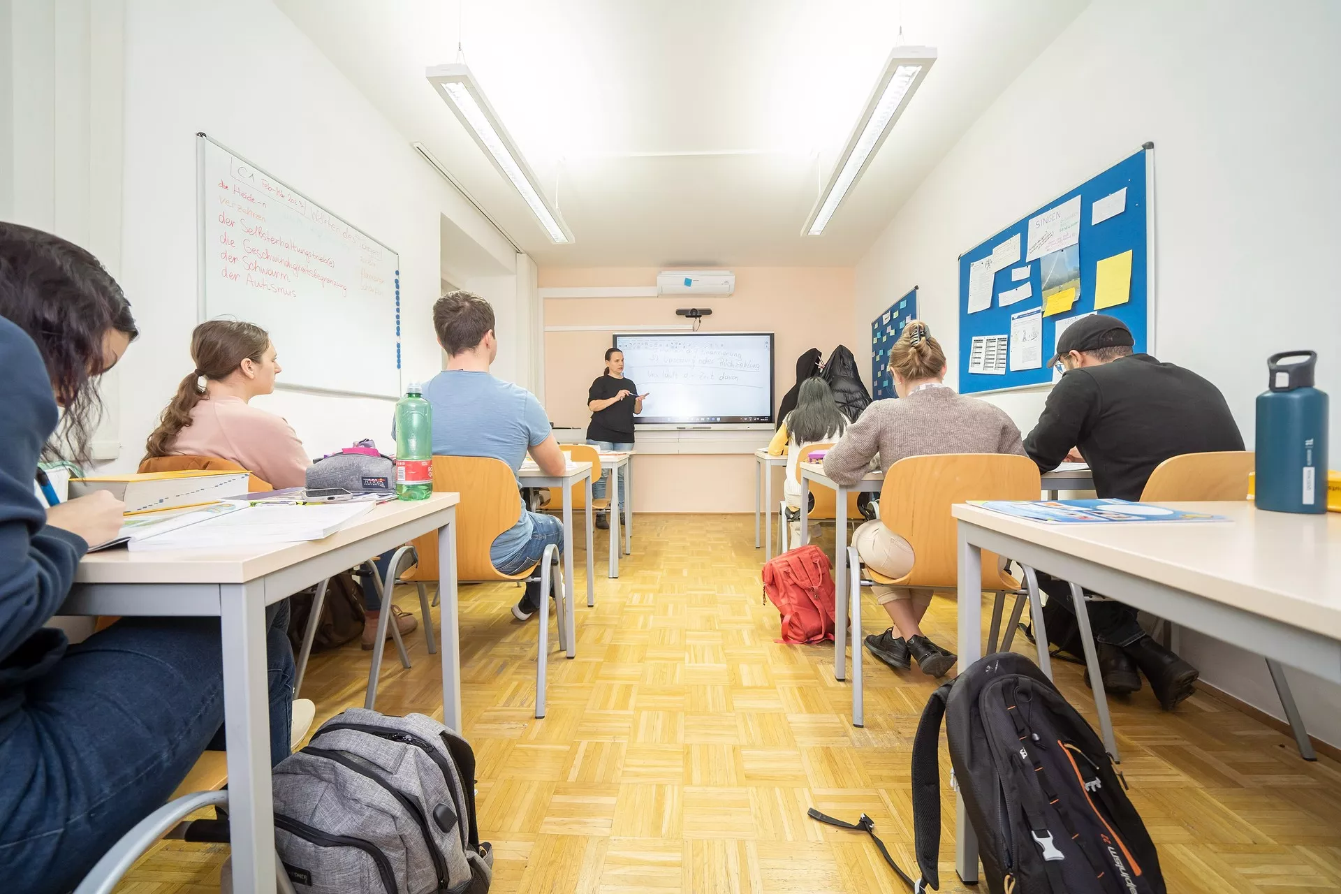 Der Gruppenraum des Deutschkurs für Pflege & Medizin